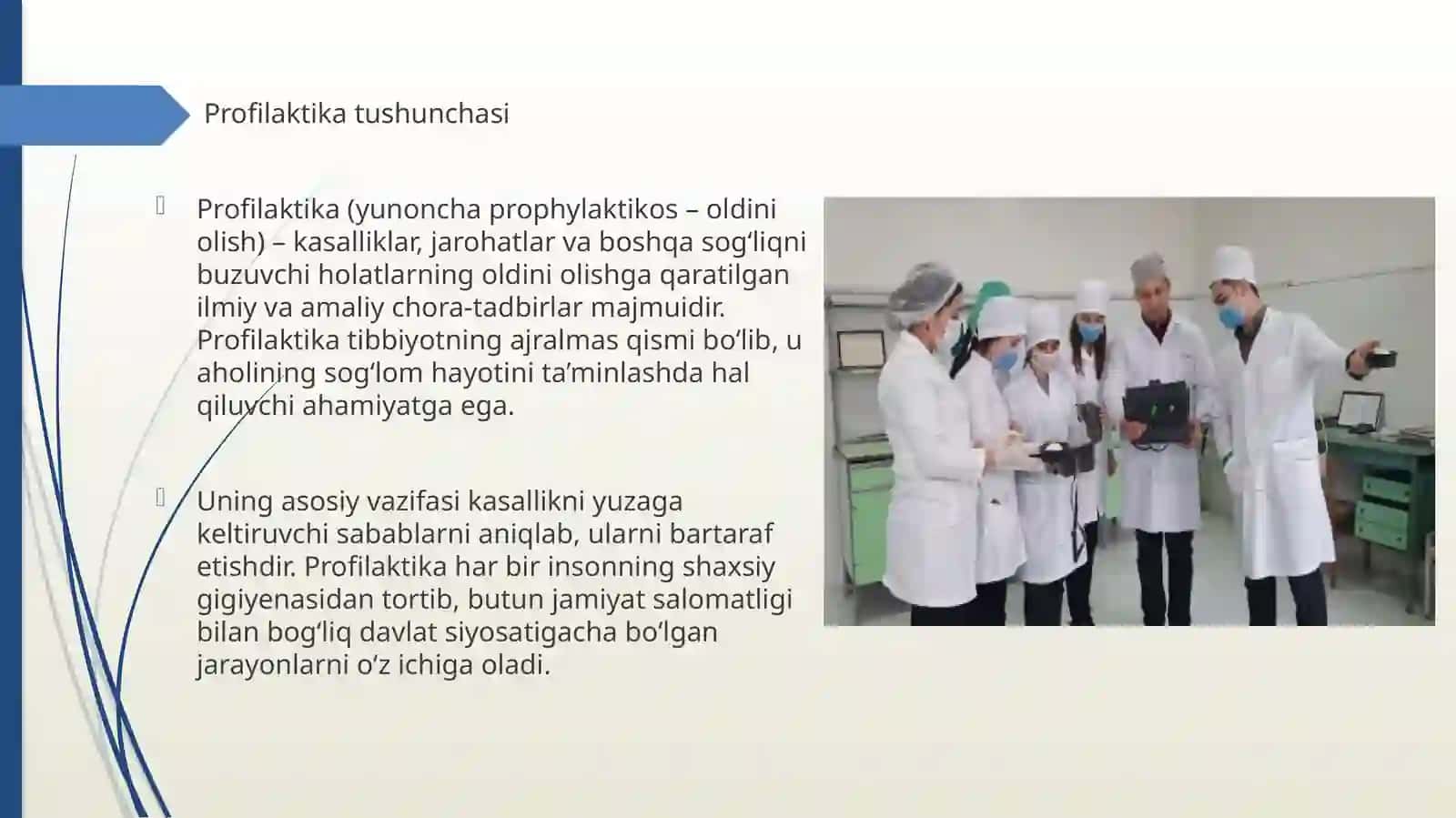 Profilaktika turlari, uning gigiyenik ahamiyati 3