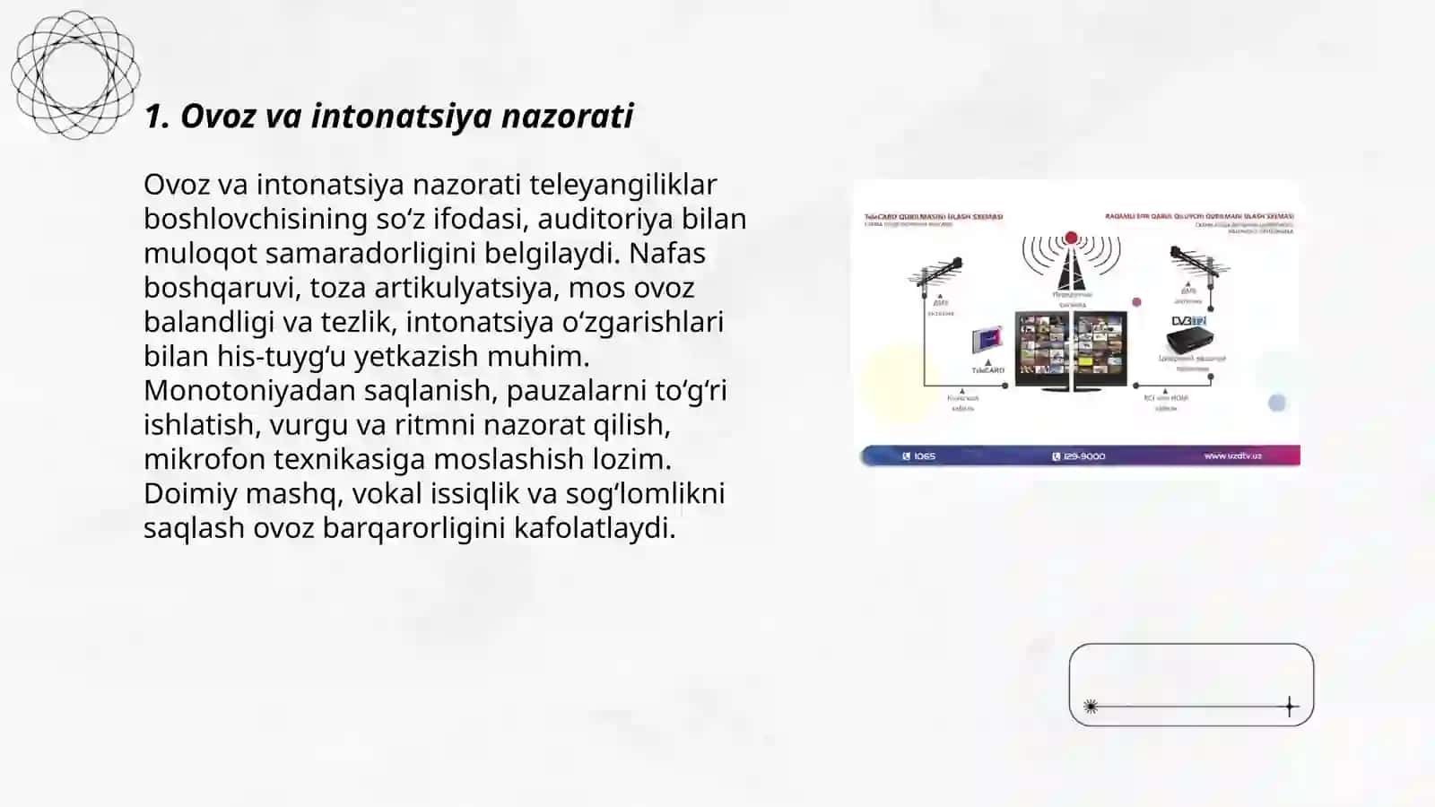 Ovoz va intonatsiya nazorati 3