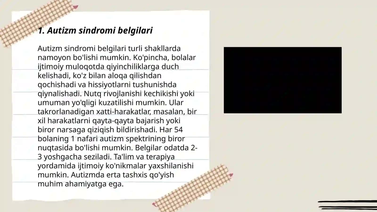 Autizim sindromli bolalar 3