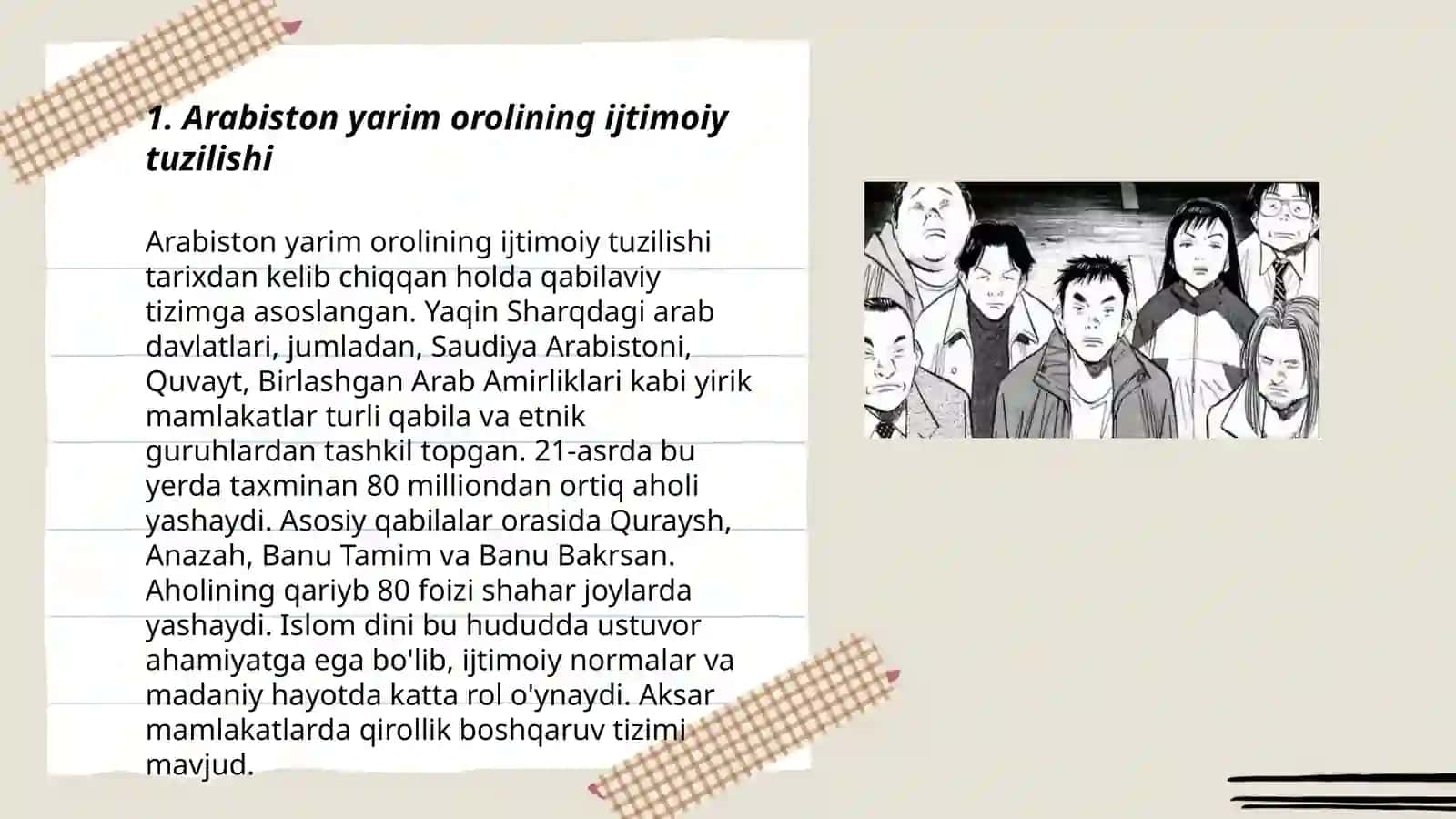Arabiston yarim orolining ijtimoiy tuzilishi 3