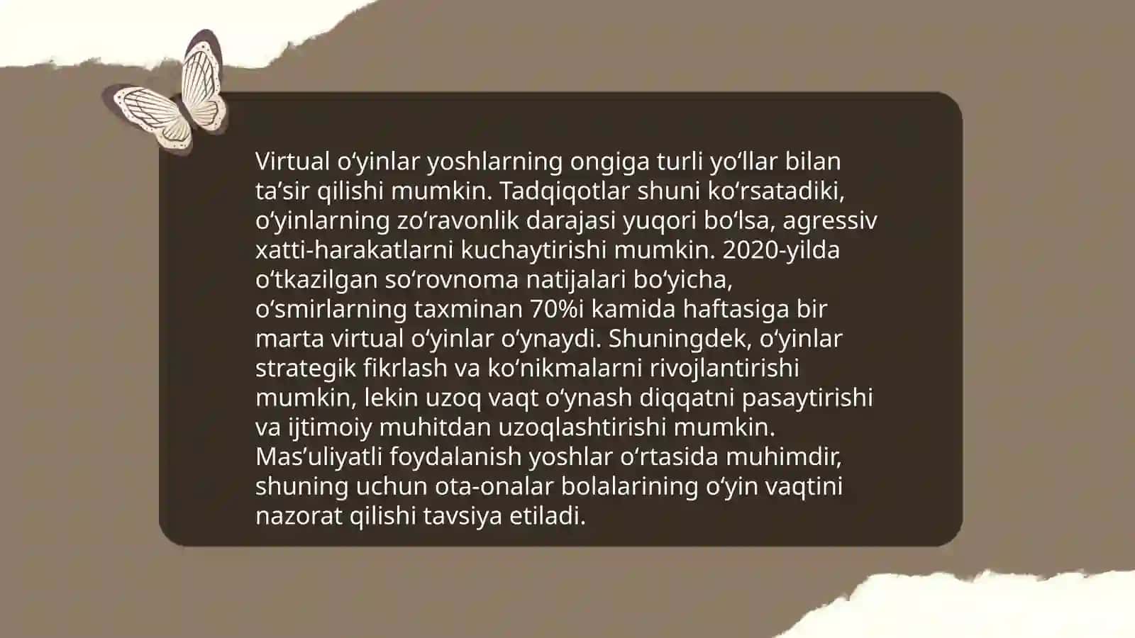 Virtual oʻyinlarning yoshlar onggiga tasiri 3