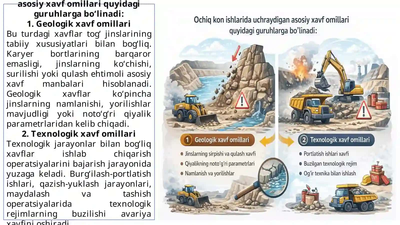 Ochiq konlarda xavfsizlik me’yorlari 3