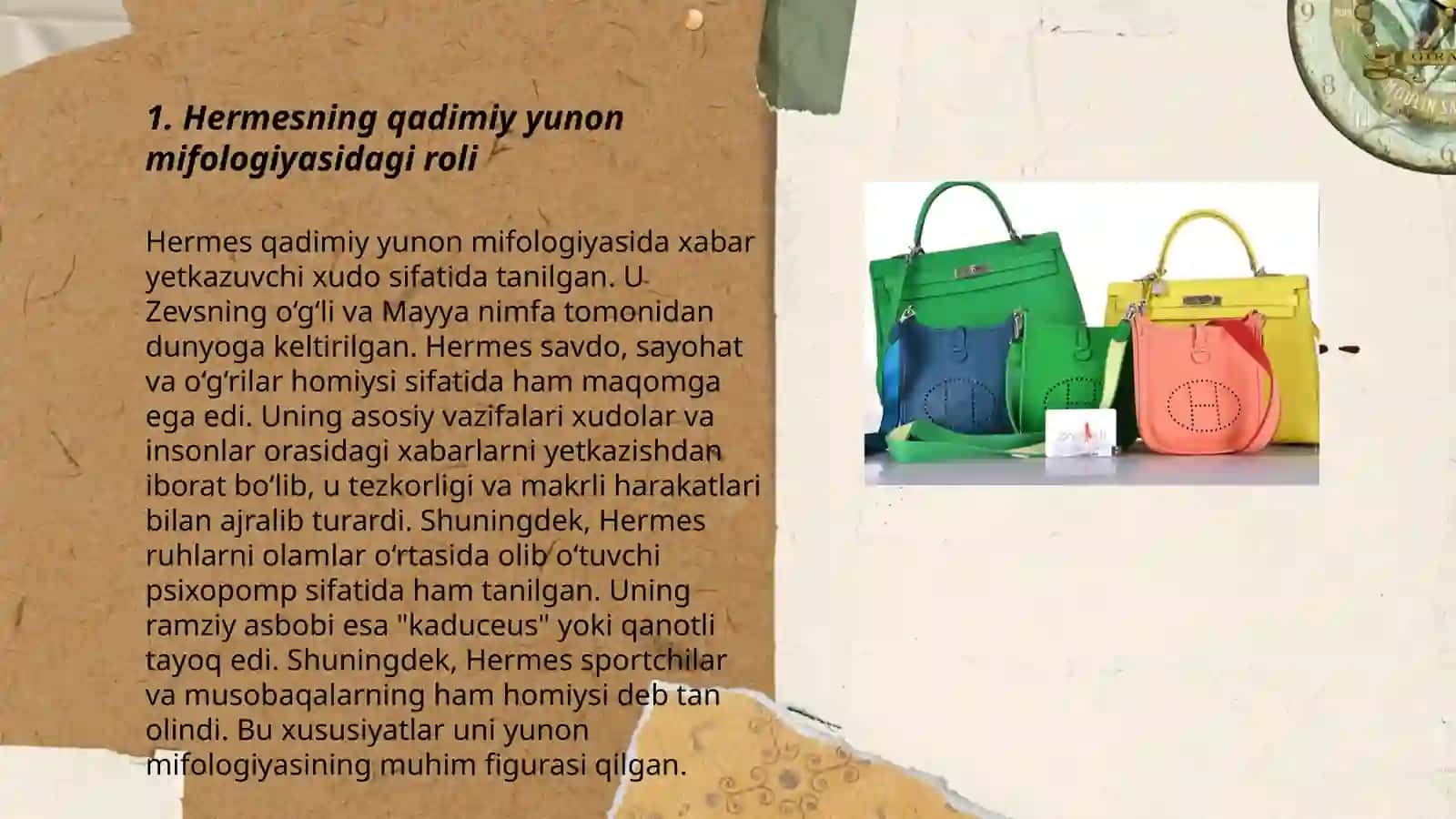 Hermes sumkasi tarixi va kelib chiqishi 3