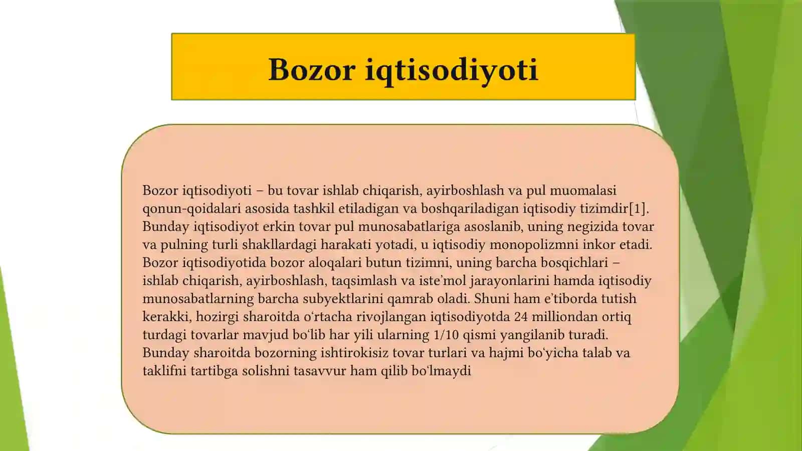 Bozor iqtisodiyoti 3