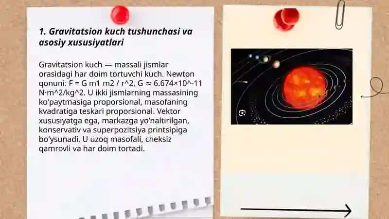 Gravitatsion kuch va uning tabiati 3