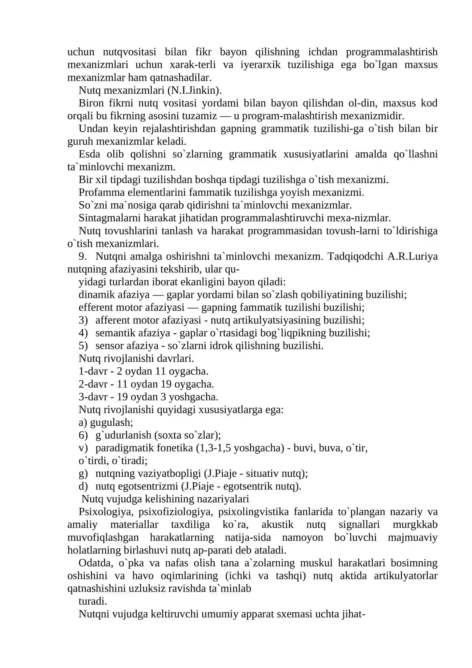 Nutq to‘g‘risida umumiy tushuncha. Nutqning funksiyalari 3