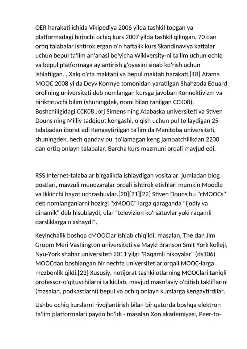 Ommaviy ochiq online kurslar 3