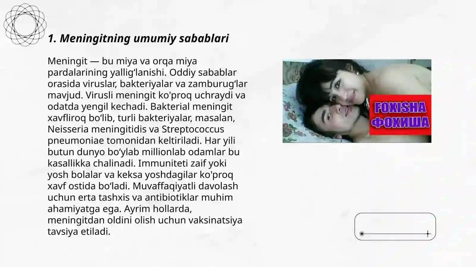 Meningit kasalligining kelib chiqish sabablari va asoratlari 3