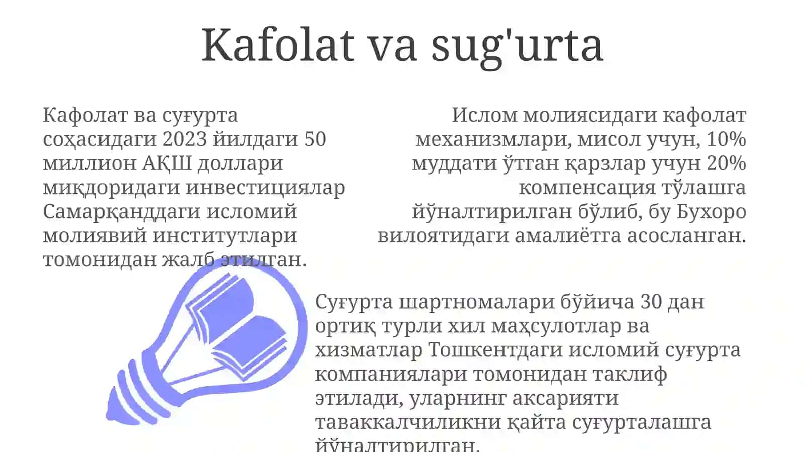 Islom moliya vositalari va ular bilan boʻgʻliq operatsiyalar 3