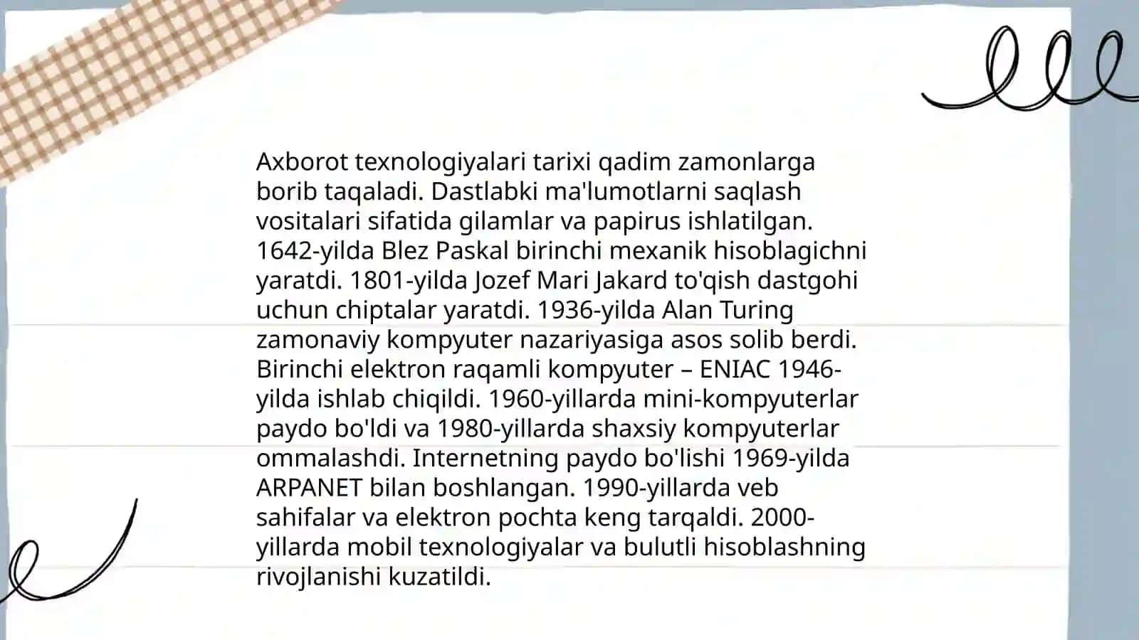 Axborot texnologiyalari va turlari 3