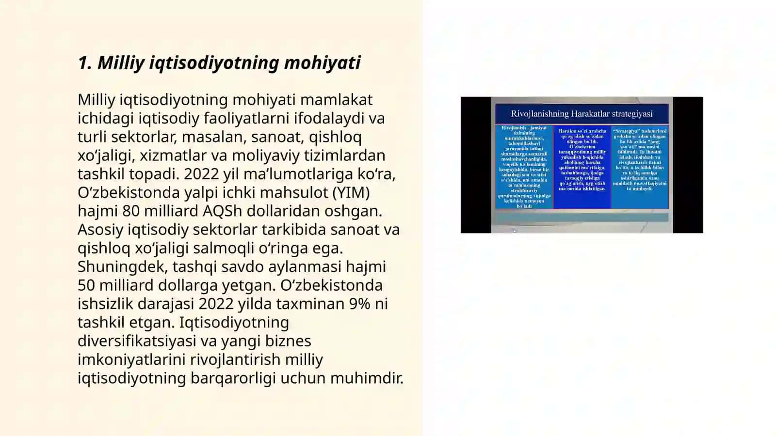 Milliy iqdisodiyot uning tarkibiy tuzilishi va markaziy iqtisodiyot kõrsatkichlari 3