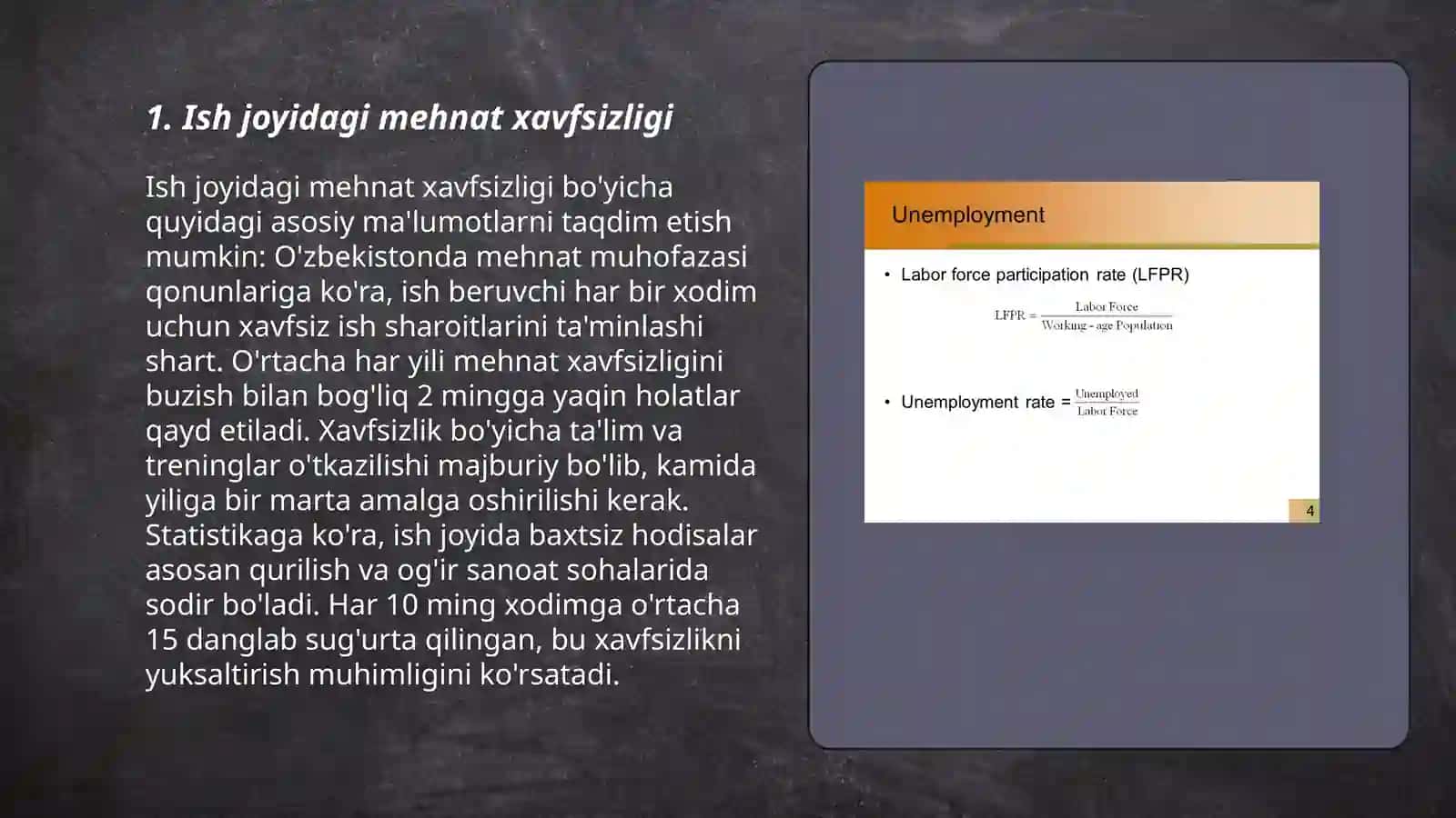 Ish haqi va mehnat munosabatlari 3