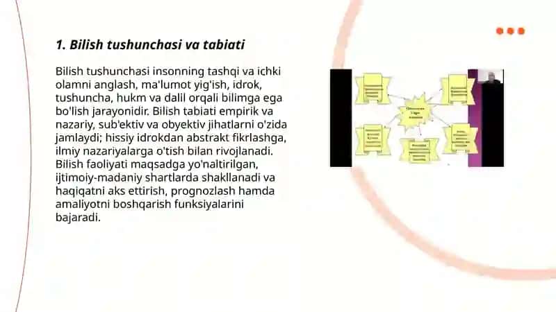 Bilish falsafasi ( gnoseologiya) 3
