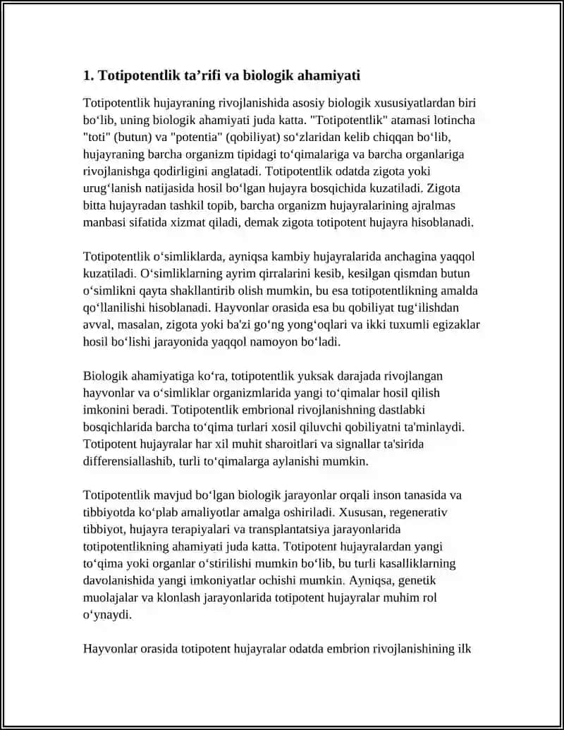 TOTIPOTENTLIK VA DETERMINATSIYA 3