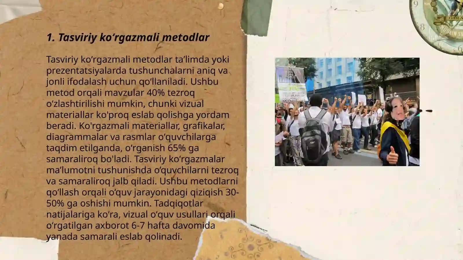 Tasviriy koʻrgazmali metodlar 3