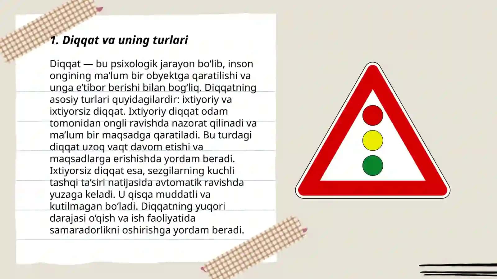 Diqqat va uning turlari 3