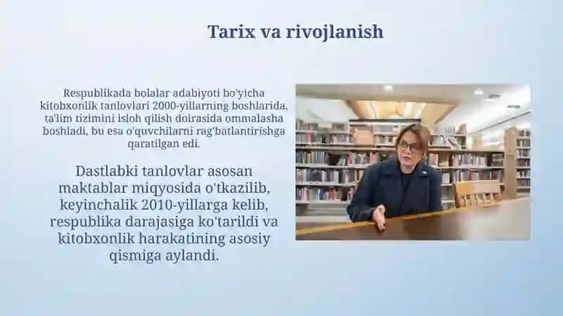 Bolalar adabiyoti kitobxonlik tanlovlari 3