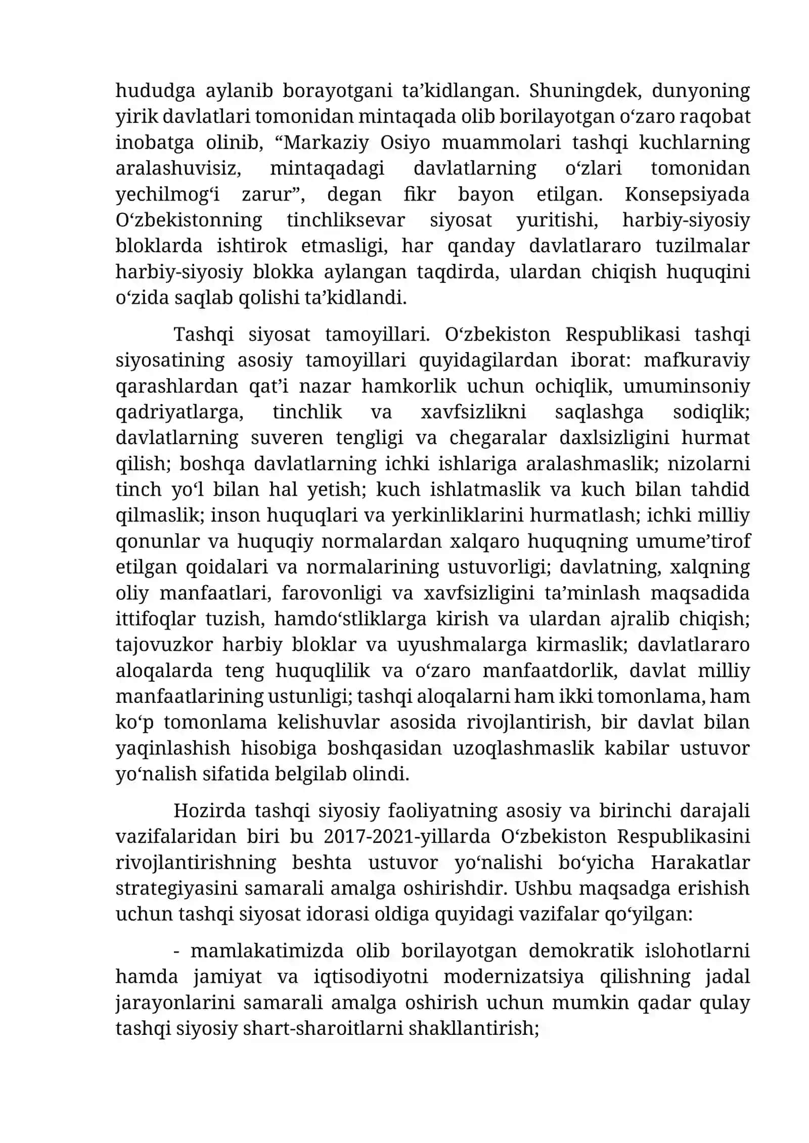 13-mavzu. O‘zbekiston va jahon hamjamiyati 3
