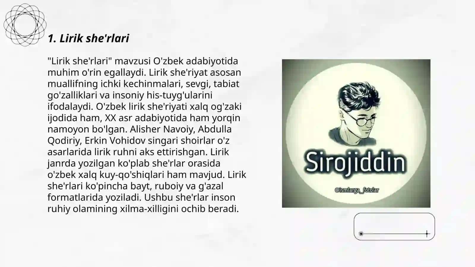 Lirik she'rlari 3