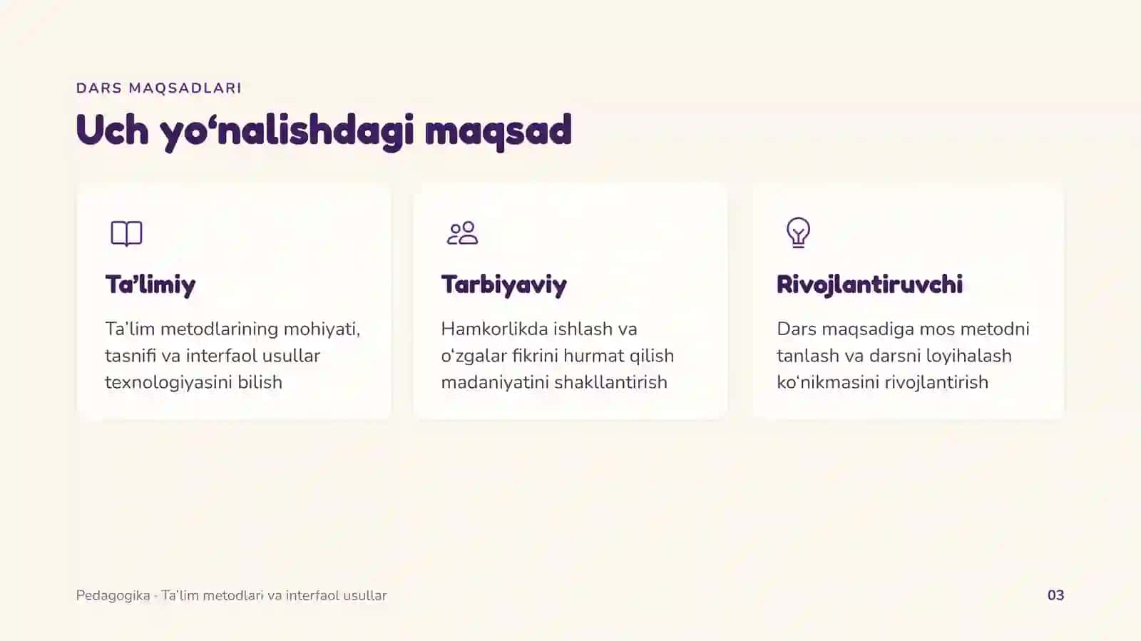 Ta’lim metodlari va interfaol usullar 3