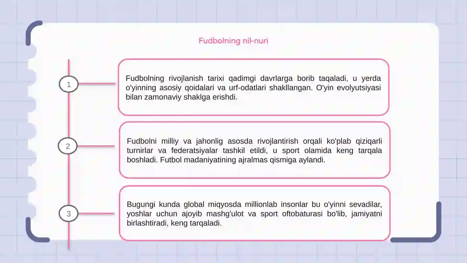 Fudbolning rivojlanish tarixi 3