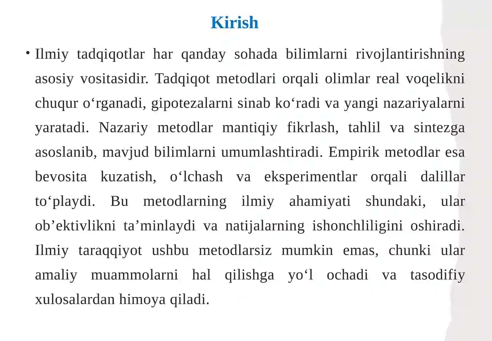 Tadqiqot Metodlari: Nazariy va Empirik 3