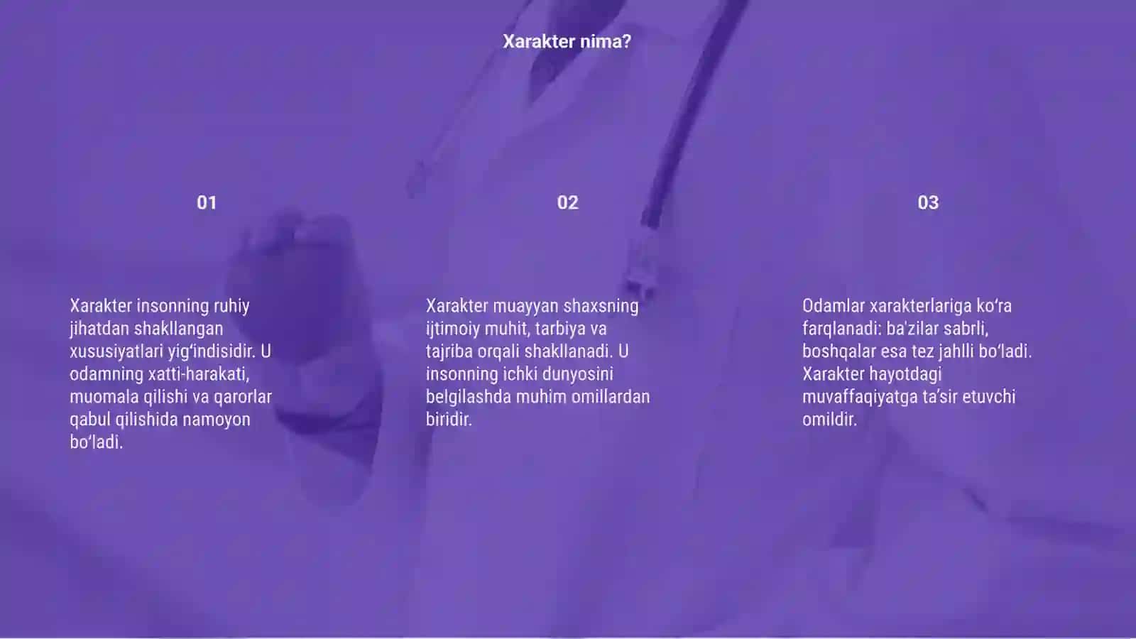 Xarakter 3