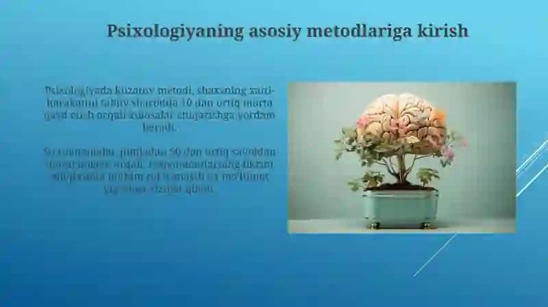 Psixologiyaning asosiy metodlari 3