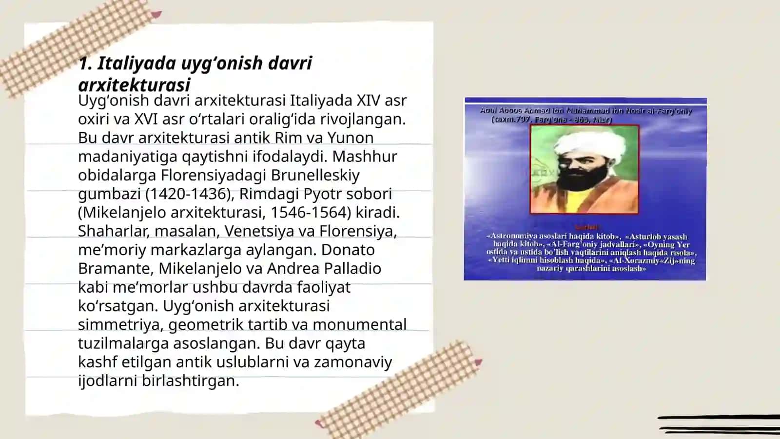 Italiyada uygʻonish davri sanʼati 3
