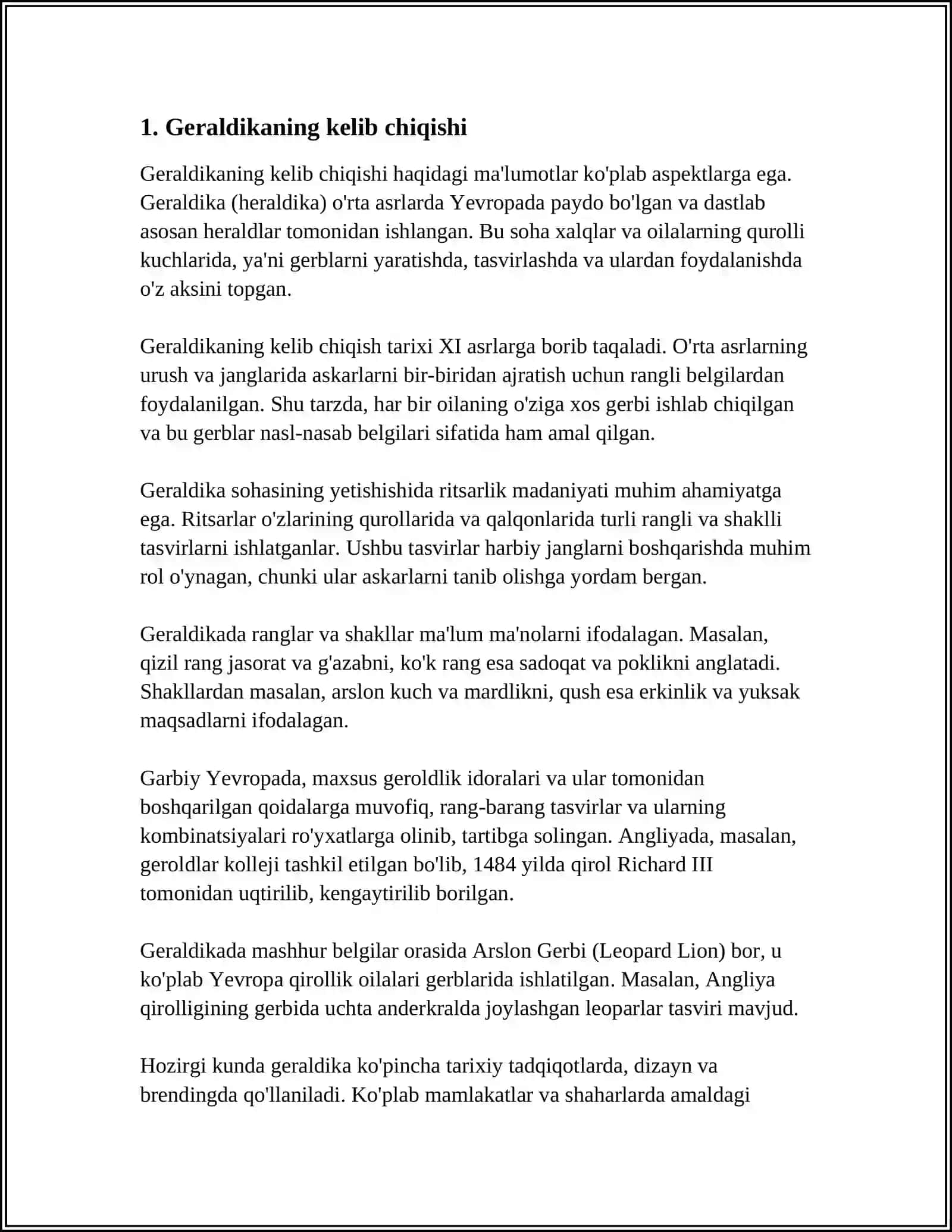 GERALDIKA VA MILLIY RAMZLAR EVOLYUTSIYASI 3