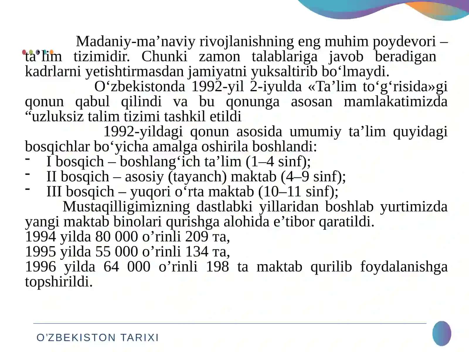 Ta’lim sohasida yolovchilar 3