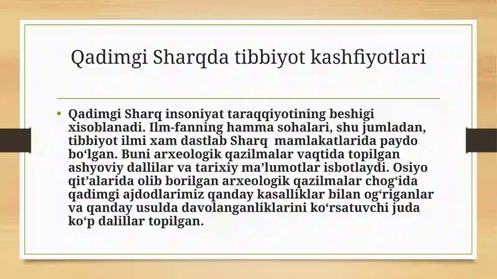 Qadimgi Sharqda tibbiyot kashfiyotlari 3