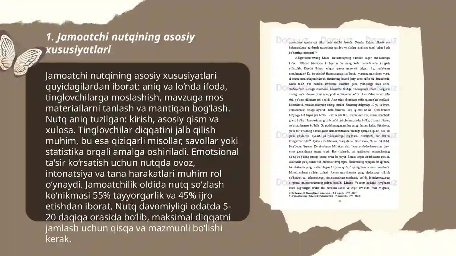 Jamoatchi - qoralovchi nutqi uslubi 3