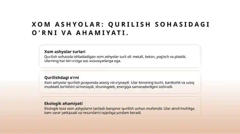 Pardozlash va Issiklik izalatsiya matiryallarni Xom ashyosi 3