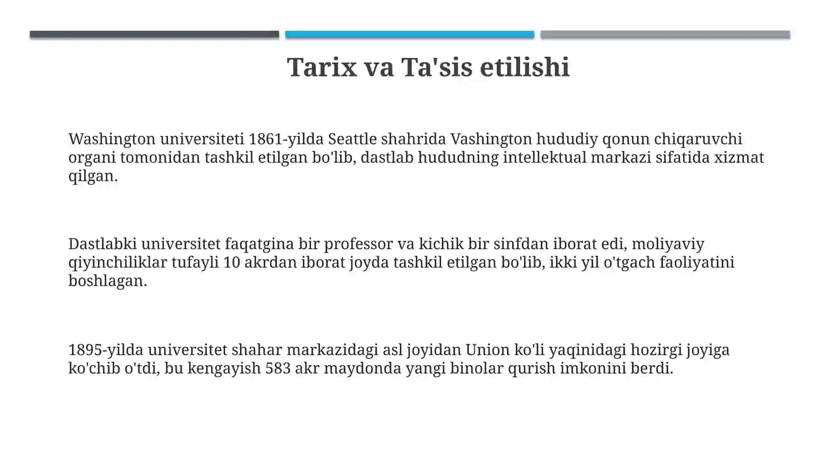 Vashington universiteti va kutubxonasi paydo boʻlishi 3