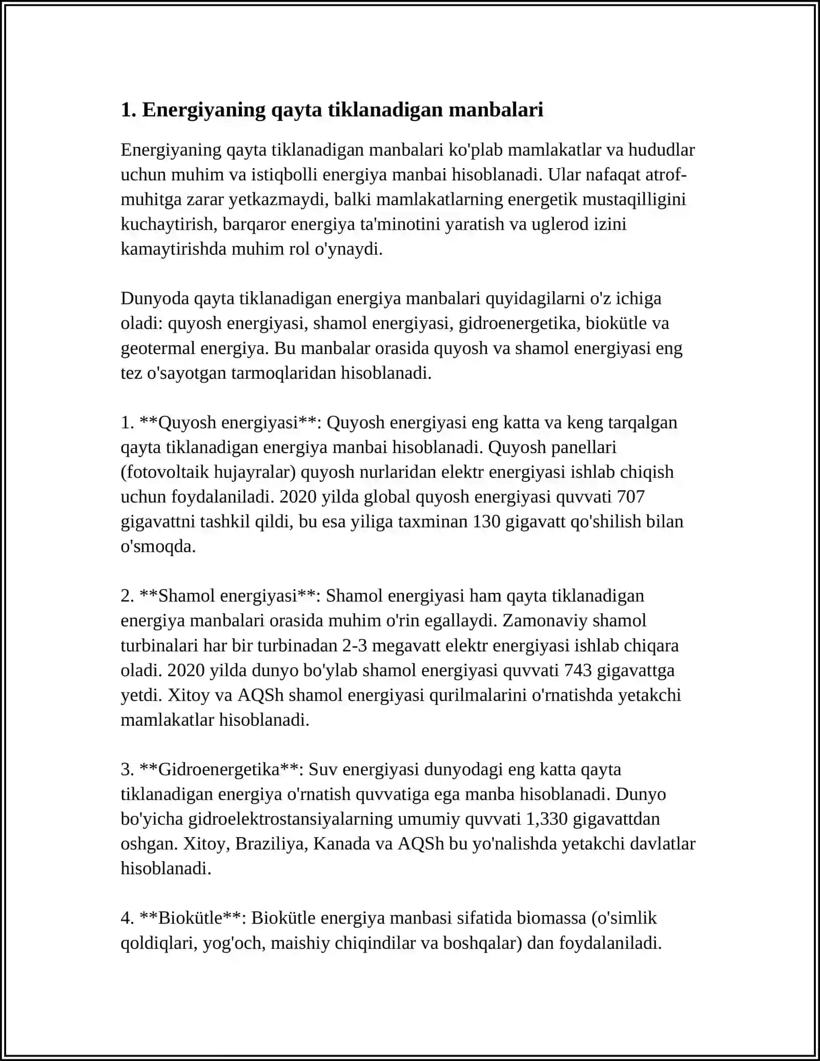 ENERGIYA VA ATROF MUHIT 3