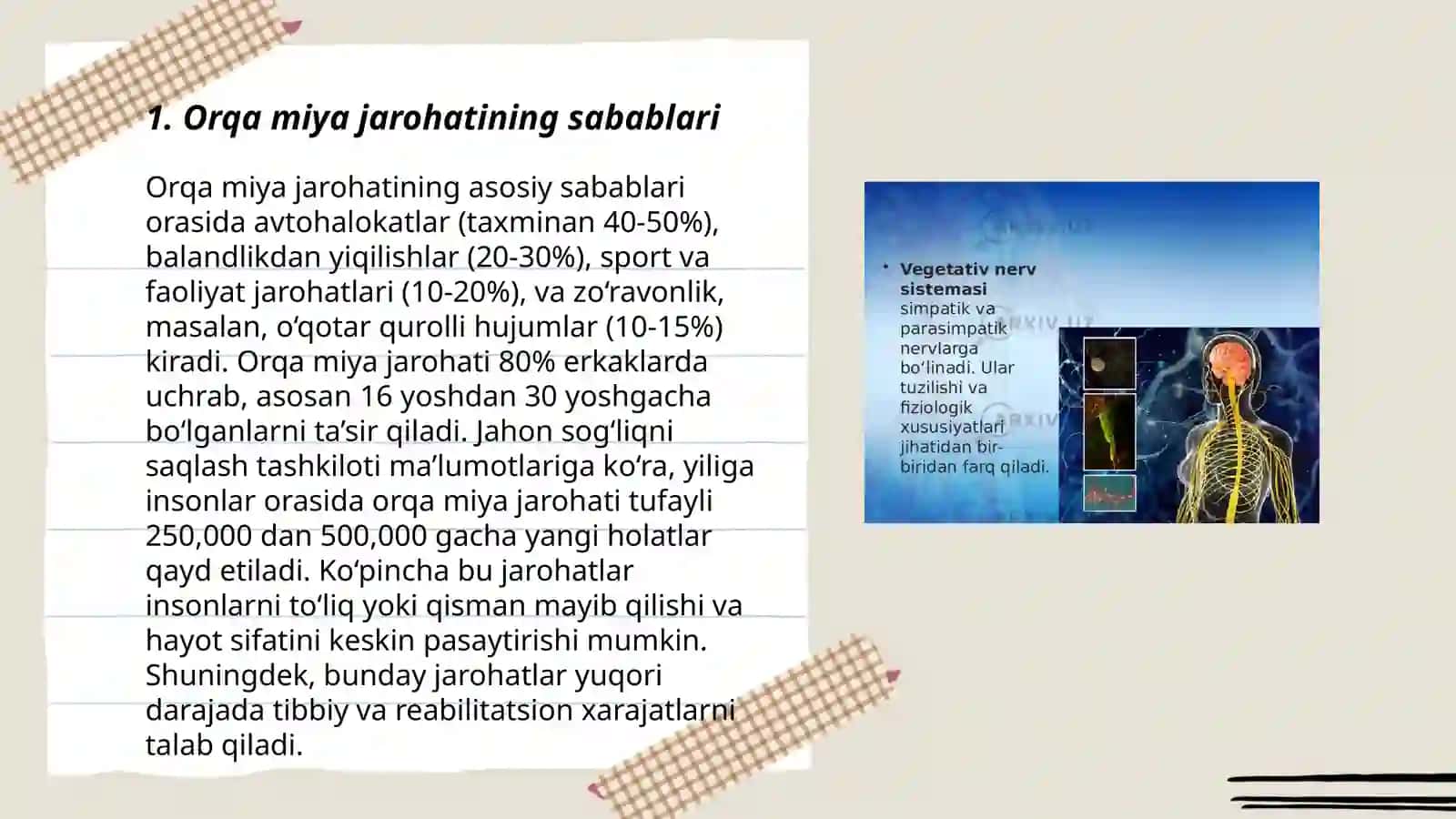 Orqa miya jarohatlari 3