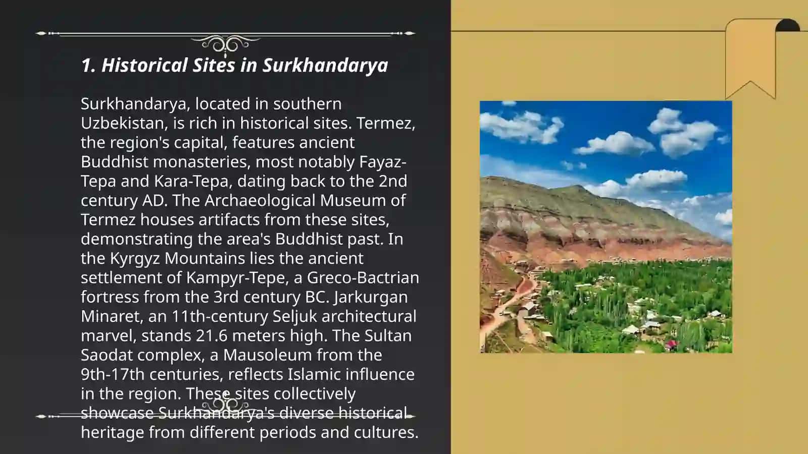 Historical Sites in Surkhandarya 3