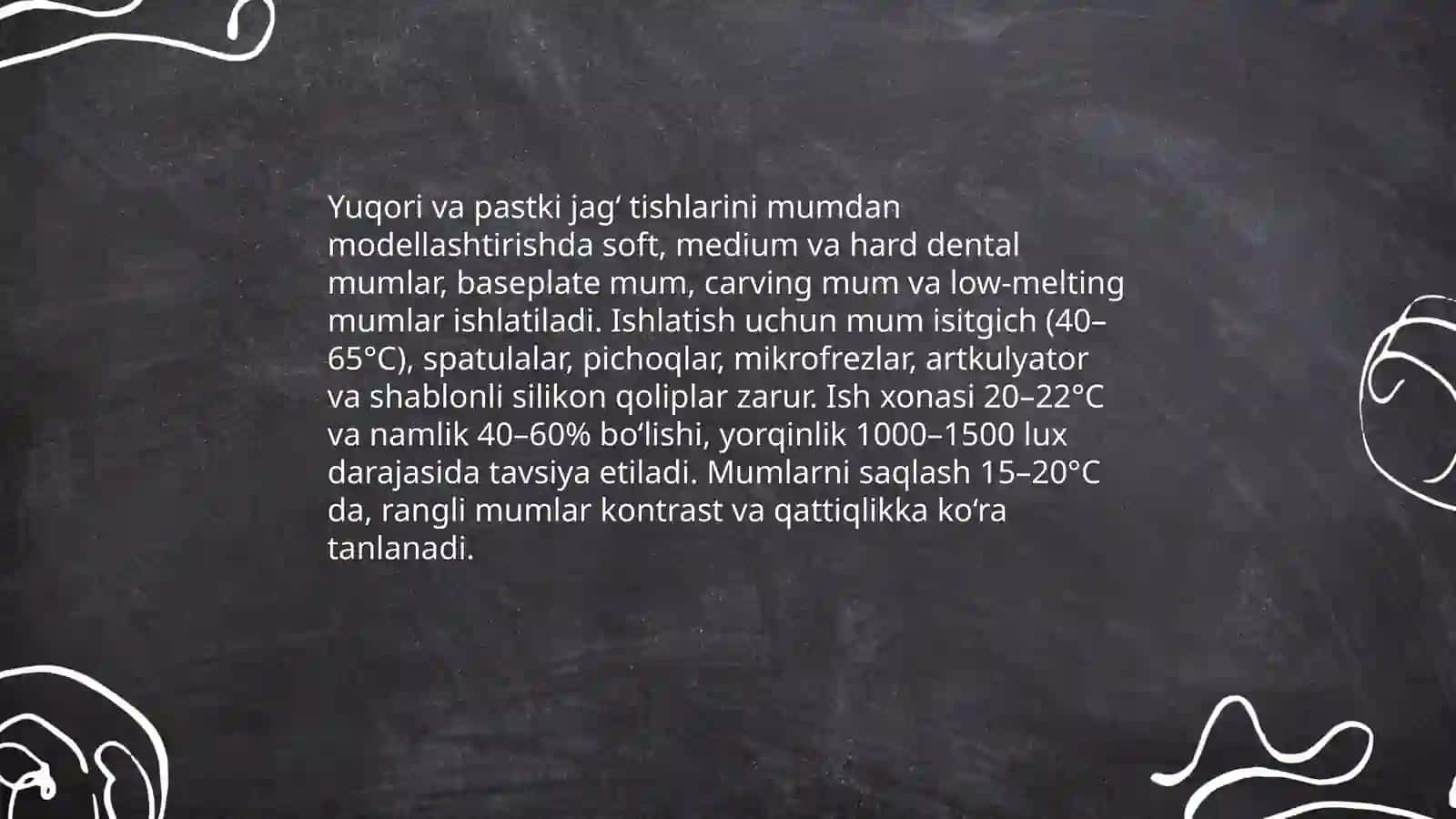 Mum tanlovi va ish sharoitlari 3