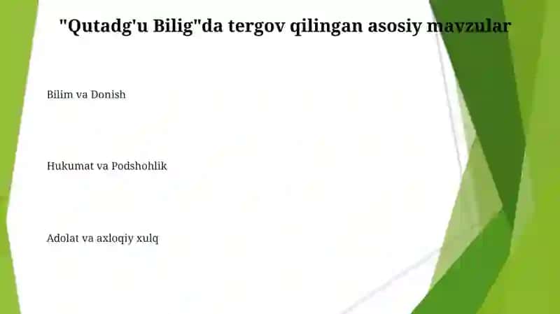Qutadg'u Bilig 3