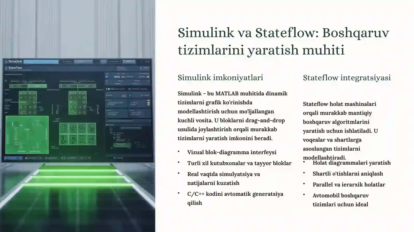 Avtomatik Rostlagichlar uchun Simulink Modelini Yaratish 3