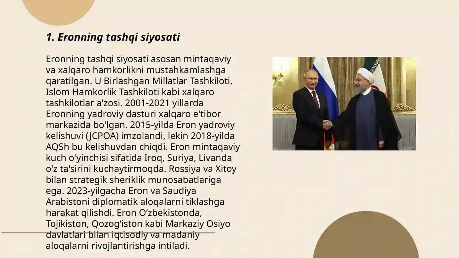 Zamonaviy eron diplomatiyasi 3