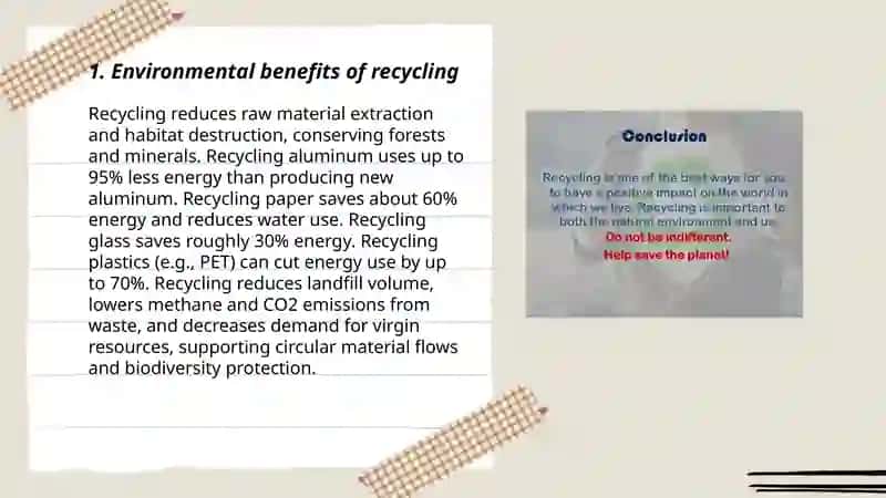The Importance of Recycling 3