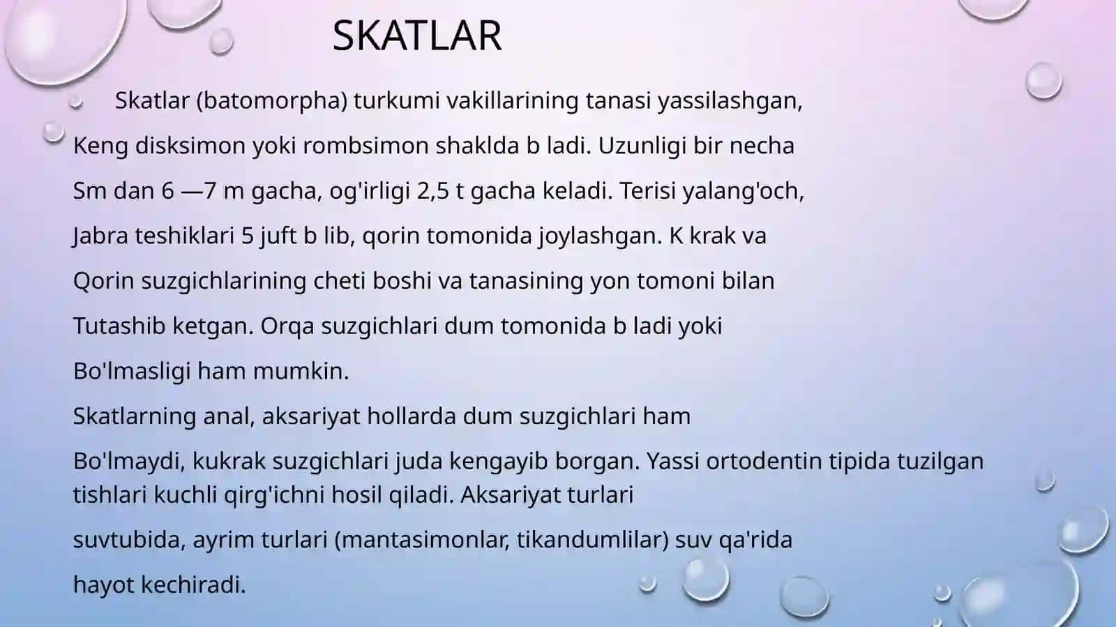 skatlarning yashash muhitga moslanishi 3