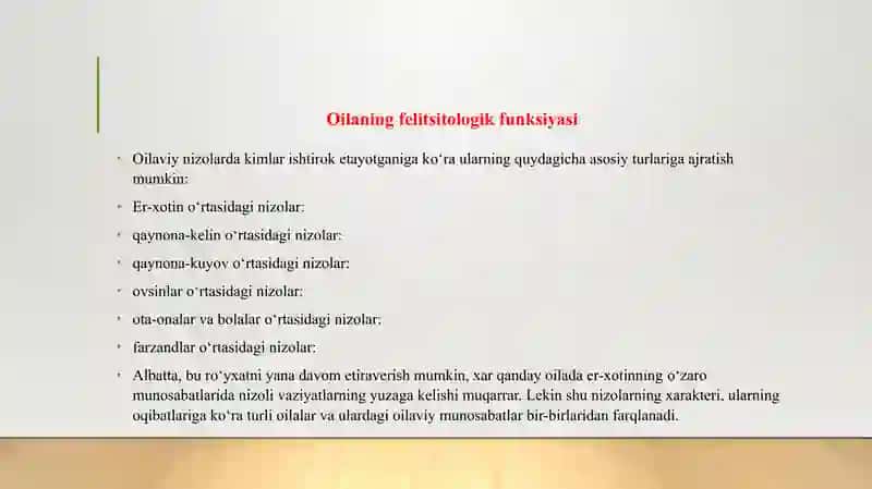 OILADA KELISHMOVCHILIKLAR VA ULARNING SABABLARI 3