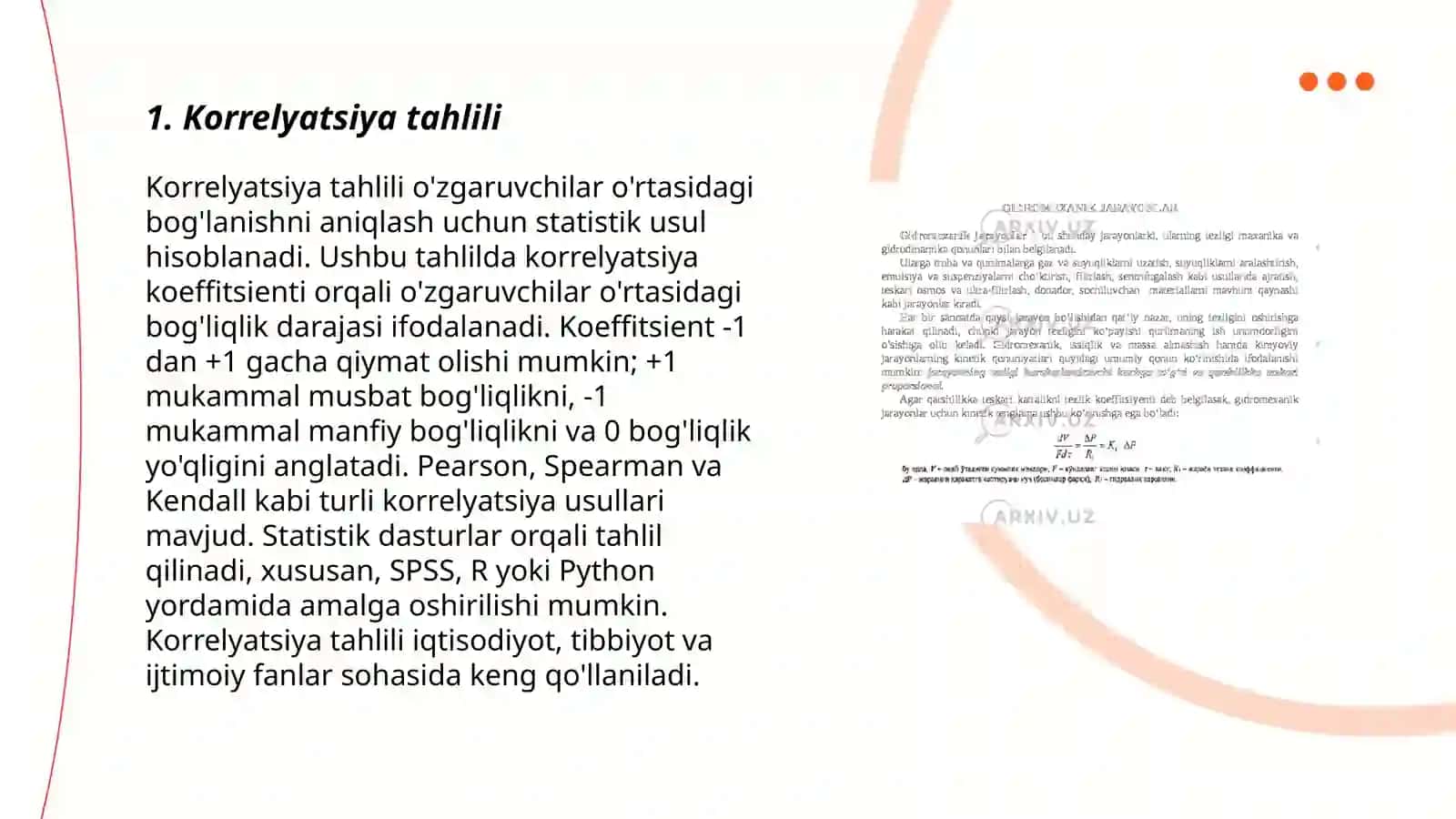 Korrelyatsiya tahlili 3