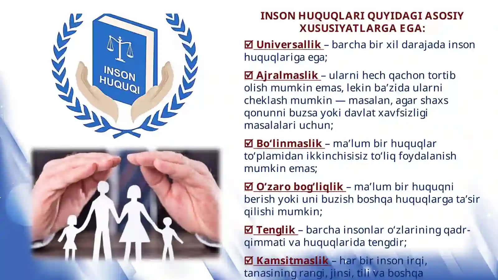 MENING HUQUQLARIM 3