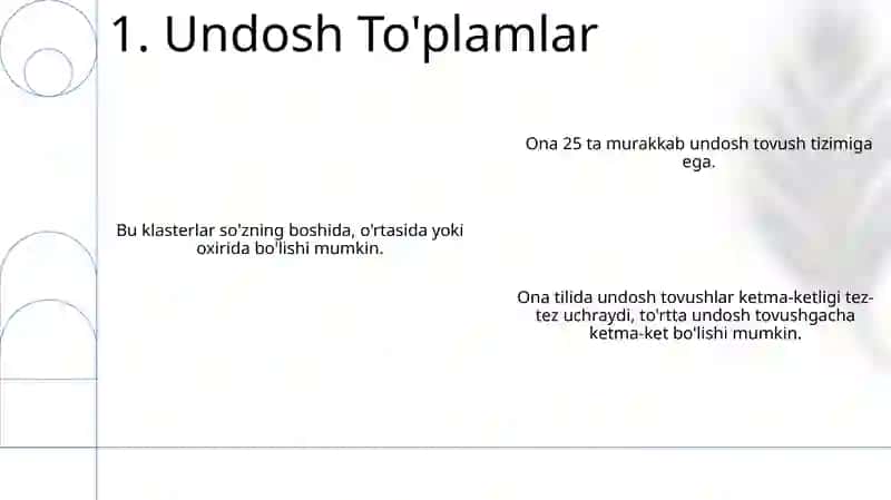 Ona tilining undosh tovushlar tizimi 3