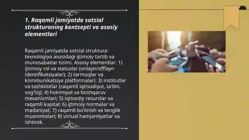 Raqamli jamiyatda sotsial struktura 3