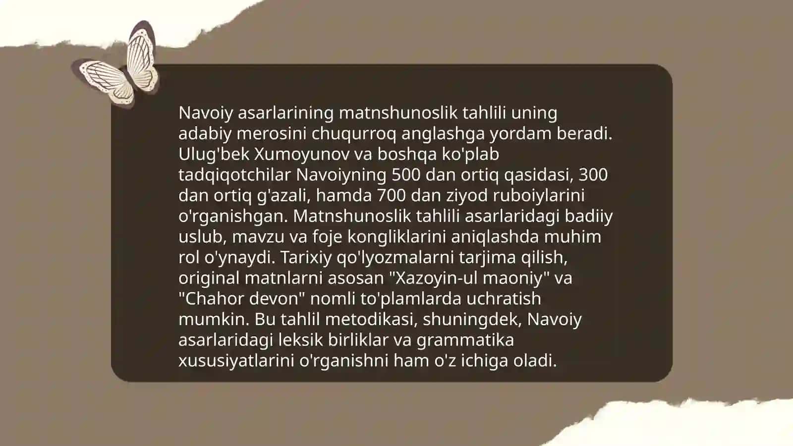 Navoiy asarlari tadbili 3